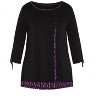 Avenue Women's Plus Size Alena Print Tunic - 4 of 4