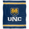 University Of Northern Colorado Primary Logo Stripes Silky 50x60 Blanket, 1 Sided - 2 of 4