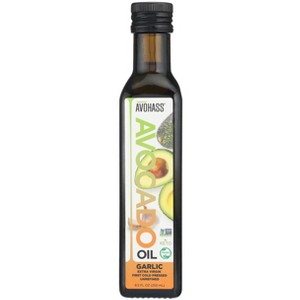 Avohass Oil Avocado Extra Virgin Garlic Infused - Case of 6 - 8.5 fl oz - 1 of 4