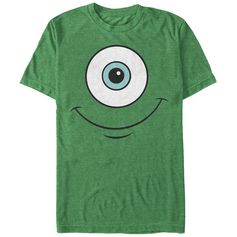 Men's Monsters Inc Mike Wazowski Eye Smile T-Shirt, 1 of 5