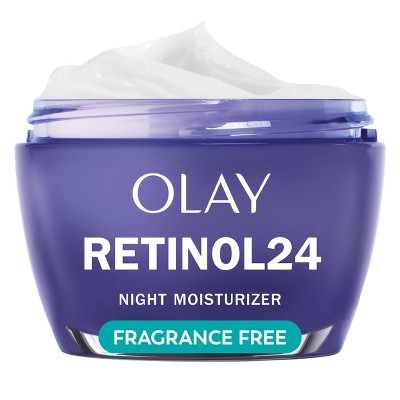 Olay Regenerist Retinol 24 + Peptide Night Face Moisturizer Cream - 1.7oz