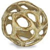 Cheung's Oleta Cast Iron Abstract Natural Gold Orb - Small - 2 of 4