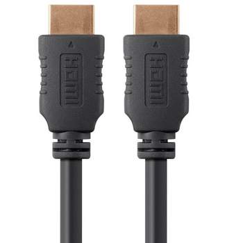 Monoprice HDMI Cable - 6 Feet - Black | High Speed, 4K@60Hz, HDR, 18Gbps, YUV 4:4:4, 28AWG, Compatible with UHD TV and More - Select Series