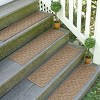 WaterHog 8.5"x30" Set of 4 Ellipse Indoor/Outdoor Stair Treads Door Mats - 3 of 4