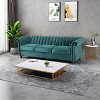 3-Seater Sofa With Rolled Arms And Curved Backrest,Comfortable Couch Sofa,Upholstered Sofa For Living Room,Bedroom-Cuddlewood - 3 of 4