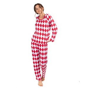 Leveret Women’s 2-Piece Cotton Pajama Set – Loose Fit - 1 of 3