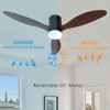 YIYIBYUS 52In LED 6-Speed Adjustable Ceiling Fan with Reversible Blades - 3 of 4