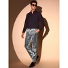 INSPIRE CHIC Men's Straight Leg Sparkly Disco Party Shiny Metallic Pants - 4 of 4