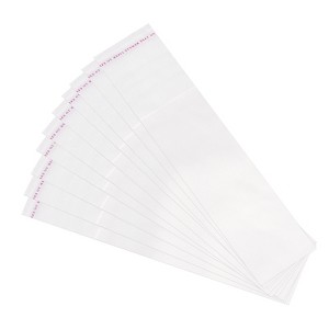 Unique Bargains Self-Sealing Water Resistant Cello Poly Bags for Packing Cookies 300 Pcs - 1 of 4
