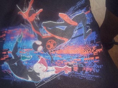 Men's Spider-man: Across The Spider-verse Characters Logo T-shirt : Target