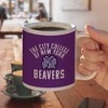 City College of New York Beavers Logo Ceramic Coffee Mug Novelty Gift Mugs for Coffee Tea and Hot Drinks 11oz White - 4 of 4