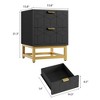 2 Drawer Dresser, Small Chest, Modern Nightstand for Bedroom, End Table with Drawer for Living Room, Hallway, Entryway - 2 of 4