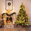 Costway 7.5FT Pre-Lit Artificial Christmas Tree 1100 Tips w/140 Ornaments and 250 Lights - 3 of 4