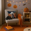 Tramull 14x14 Inch Halloween Throw Pillow, Indoor Outdoor Decorative Pet Theme Pillow - 3 of 4