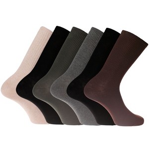 Dockers Men's Socks & Hosiery - 6-Pack Cushioned Athletic & Dress Crew Socks for Men - 1 of 4
