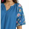 Women's Embroidered Sleeve Top - Plus - umgee XL - 4 of 4