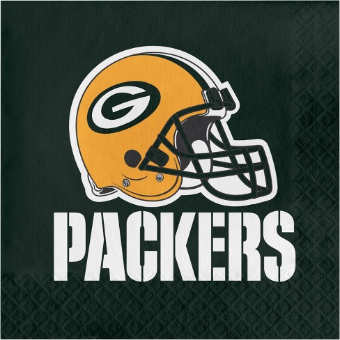 48ct Green Bay Packers Football Napkins : Target