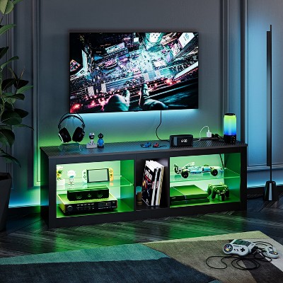 Bestier 55 Inch LED Gaming TV Stand with Power Outlet