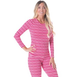 Rocky Women's Thermal Tops Long Johns Underwear Shirt Fleece Lined Base Layer Shirt, Tagless, Insulated For Outdoor Ski Warmth/Extreme Cold Pajamas - 1 of 4