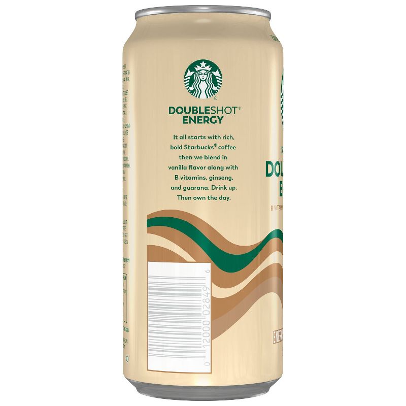 Starbucks Doubleshot Energy Vanilla Fortified Energy Coffee Drink - 15 fl oz Can, 3 of 9