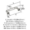 Amerock Coble Pull for Cabinets, Drawers, and Furniture - 3 of 4