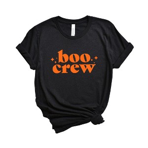 Simply Sage Market Women's Boo Crew Stars Short Sleeve Graphic Tee - 1 of 4