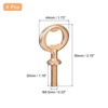 Unique Bargains Zinc Alloy Screw Flat Beer Soda Bottle Opener for Home Party 4 Pcs - 2 of 4