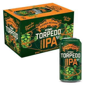 Sierra Nevada Atomic Torpedo Imperial IPA - 6pk/12 fl oz Cans - 1 of 4