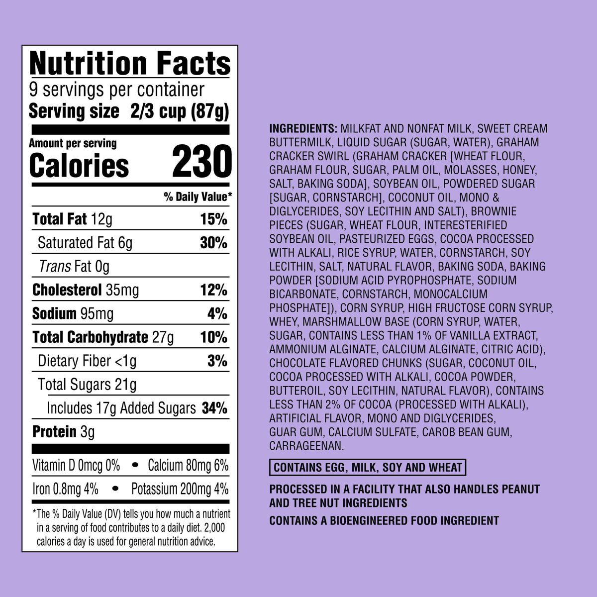 Marshmallow Chocolate Brownie S'mores Ice Cream - 48 fl oz - Favorite Day™ - thumbnail 5