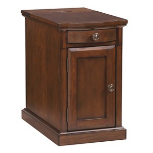 Laflorn Chair Side End Table - Medium Brown - Signature Design by Ashley, Morel Brown