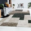 4x6 Rug Machine Washable Area Rugs for Bedroom Living Room Geomeetric Dining Room Throw Carpet Non Slip Low Pile Small Area Rugs Soft Throw Mats - 2 of 4