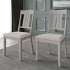 ChaletPosh Wooden Dining Chair With Warm Grey Cover (Set of 2) - 4 of 4