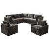 XIZZI Luxury Modular Sectional Sofa Couch, Oversized Cloud Couch for Living Room, Deep Seat Upholstered Sleeper Sofa Set w/ Optional Swivel Chairs - 2 of 4