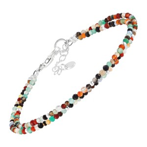 Silpada 'To Aspire' Sterling Silver Agate Bead Bracelet - 1 of 4