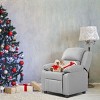 Infans  Deluxe Padded Kids Sofa Armchair Recliner Headrest Children w Storage Arms - 3 of 4