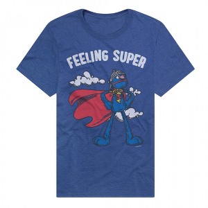 Adult Sesame Street Super Grover Premium T-Shirt - 1 of 2