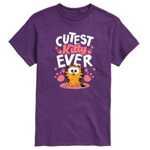 Men's - Garfield - Cutest Kitty Ever Short Sleeve Graphic T-Shirt - 1 of 4