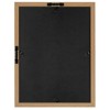 Americanflat 8.5x11 Shadow Box Frame with Shatter-Resistant Glass - Silhouette Collection -  Dark Oak with Soft Felt Back - 4 of 4