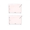 Homz Extra-Wide Plastic Storage and Organizer Tower with 5 Clear Drawers for Home, Office, Classroom, Craft, Art Supplies, Clothes, White Frame - 4 of 4