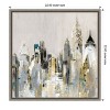 Amanti Art Golden Cityscape by Valerie Mravyan Canvas Wall Art Print Framed 22 x 22-in. - 4 of 4