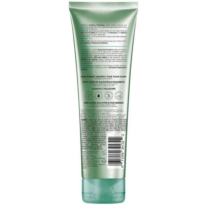 L&#39;Oreal Paris Ever Strong Sulfate-Free Thickening Shampoo - 8.5 fl oz, 2 of 10