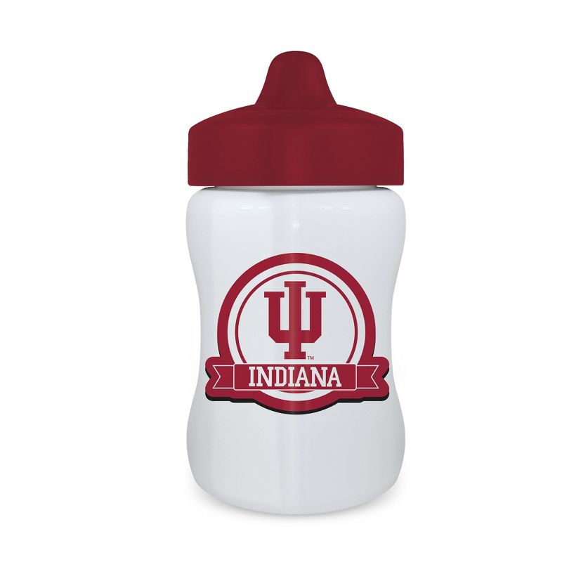 BabyFanatic Officially Licensed Toddler and Baby Unisex 9 oz. Sippy Cup NCAA Indiana Hoosiers, 1 of 5