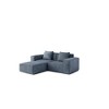 86.6-inch Modular Sectional Sofa with Cloud Corduroy Fabric, Convertible Sofa Bed, Footrests & Flexible Configuration - 3 of 4