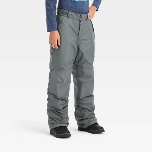 Kids' Solid Snow Pant - All in Motion™ Charcoal Gray M