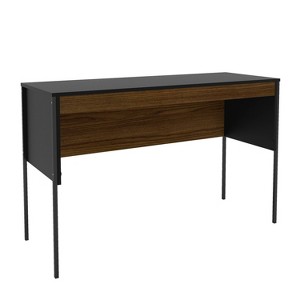 Mallorca Desk Black/Dark Brown - Polifurniture: Modern Home Office Furniture, 47" Workstation - 1 of 4