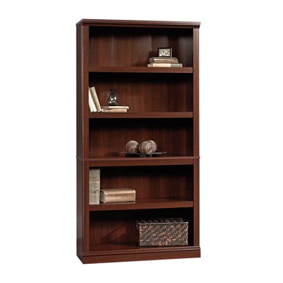 70" Select Cherry Adjustable 5-Shelf Wood Bookcase