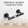 Attop Matte Black Toilet Paper Holder - Black Wall-Mounted Toilet Paper Holder (Pack of 2) - 3 of 4