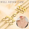 Multi-Necklace Connector Clasp - Gold & Silver Layering Clasp for Layered Look - 4 of 4
