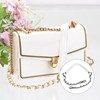 Unique Bargains Metal Corrosion-Resistant PU Leather Purse Flat Chain Strap 2 Pcs - 3 of 3