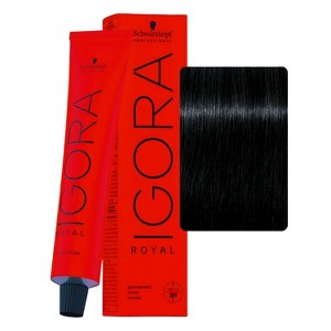Schwarzkopf Professional Igora Royal Hair Color Dye - 3-22 Dark Brown Ash Extra Haircolor - 1 of 3